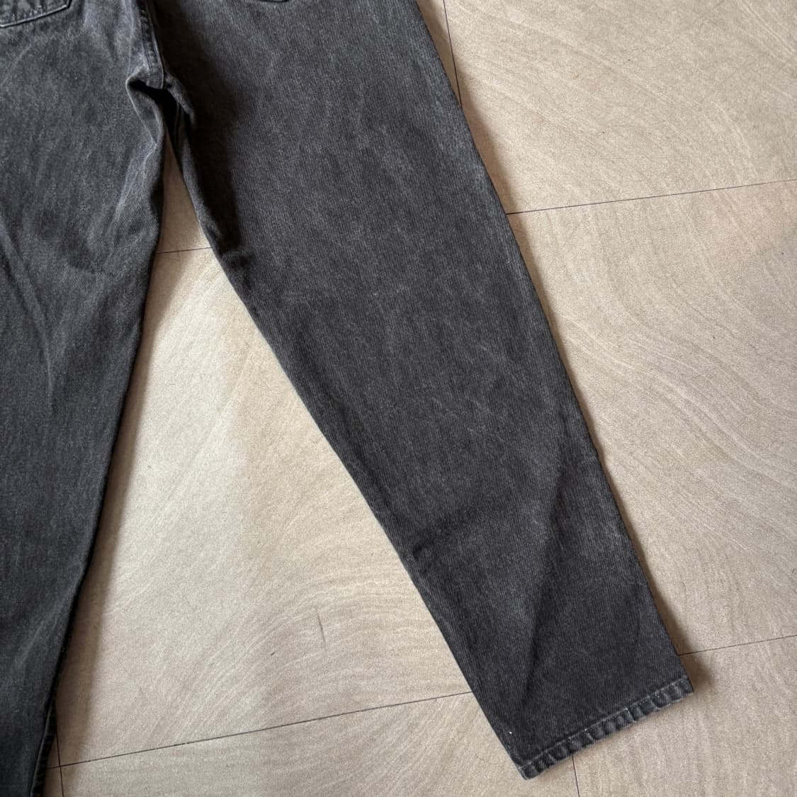 96년 미국 생산 리바이스 550 데님 오렌지탭 블랙 팬츠 상품이미지9