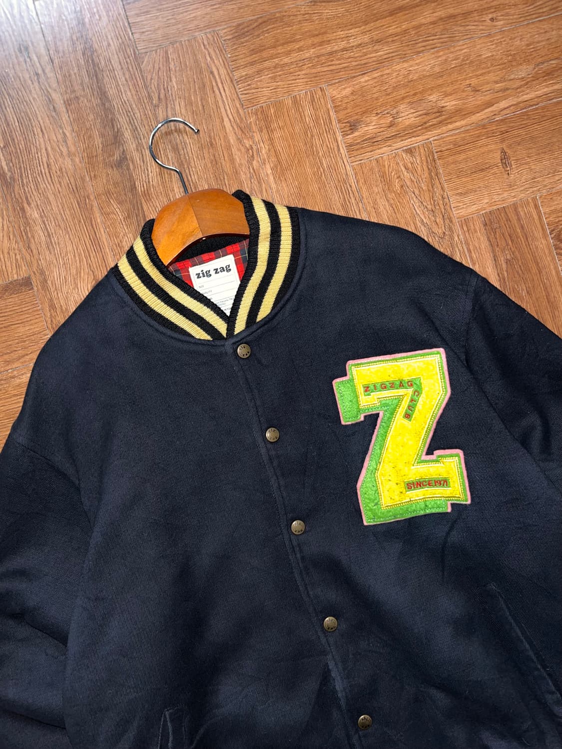 빈티지 모직 바시티자켓 상품이미지6