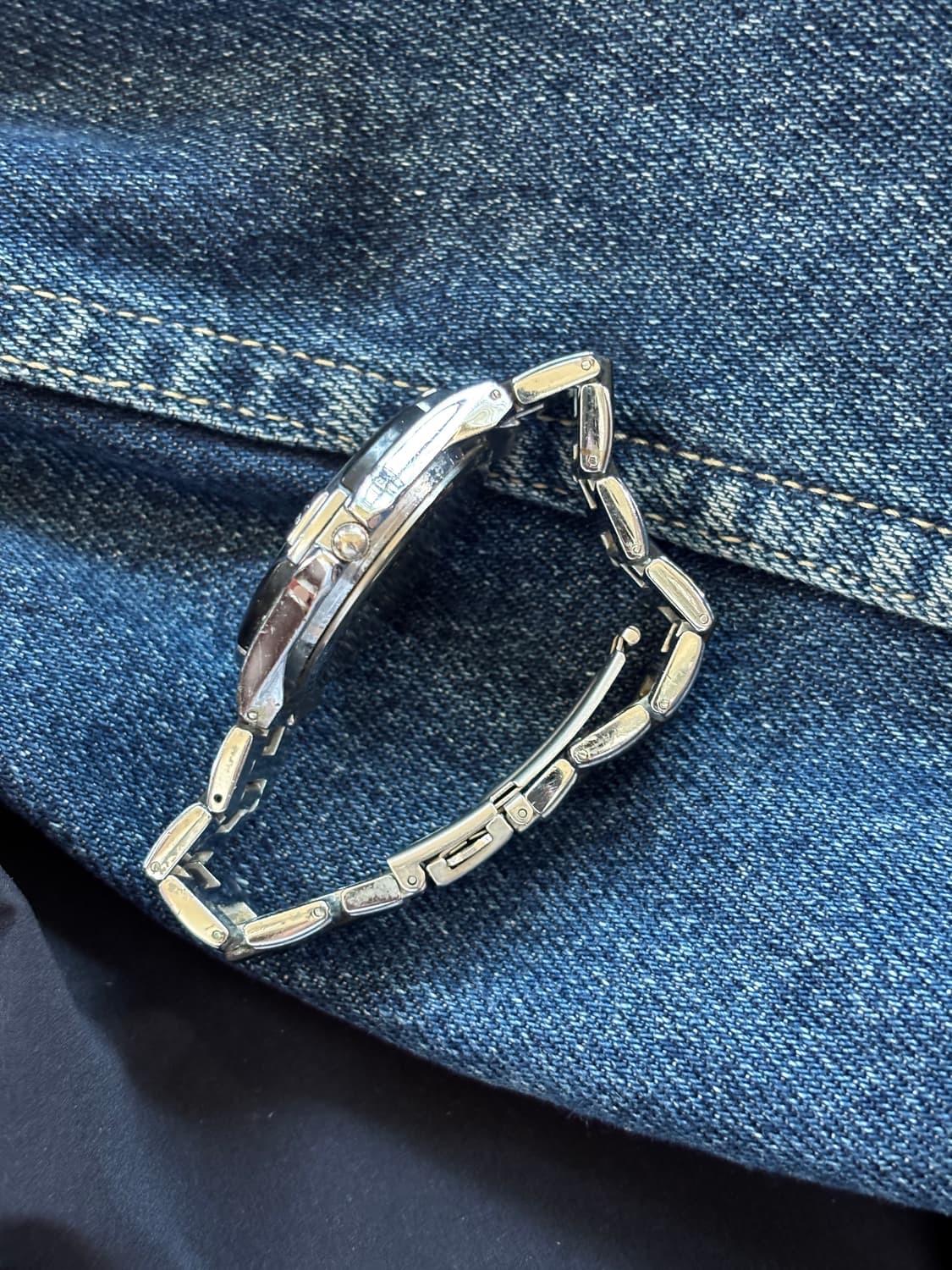 vintage sinobi metal watch steel 상품이미지3