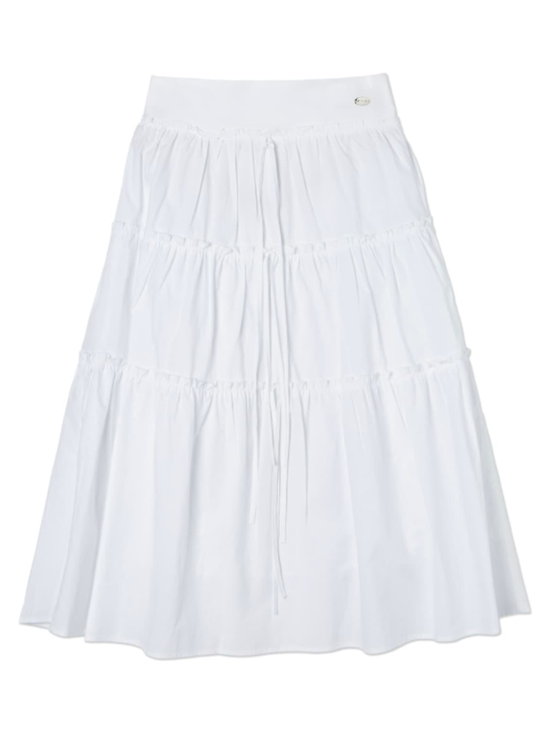 아미디 러플 리본 롱스커트 캉캉스커트 상품이미지2