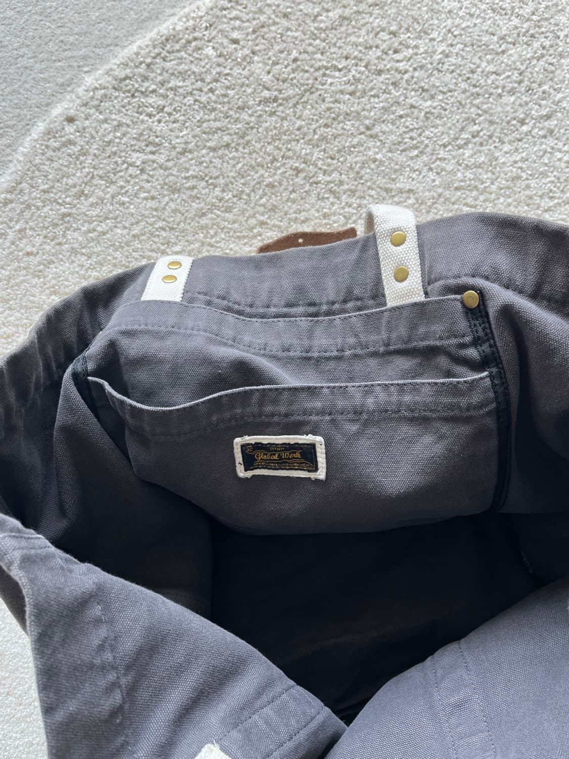 글로벌 워크 캔버스 토트백 상품이미지10