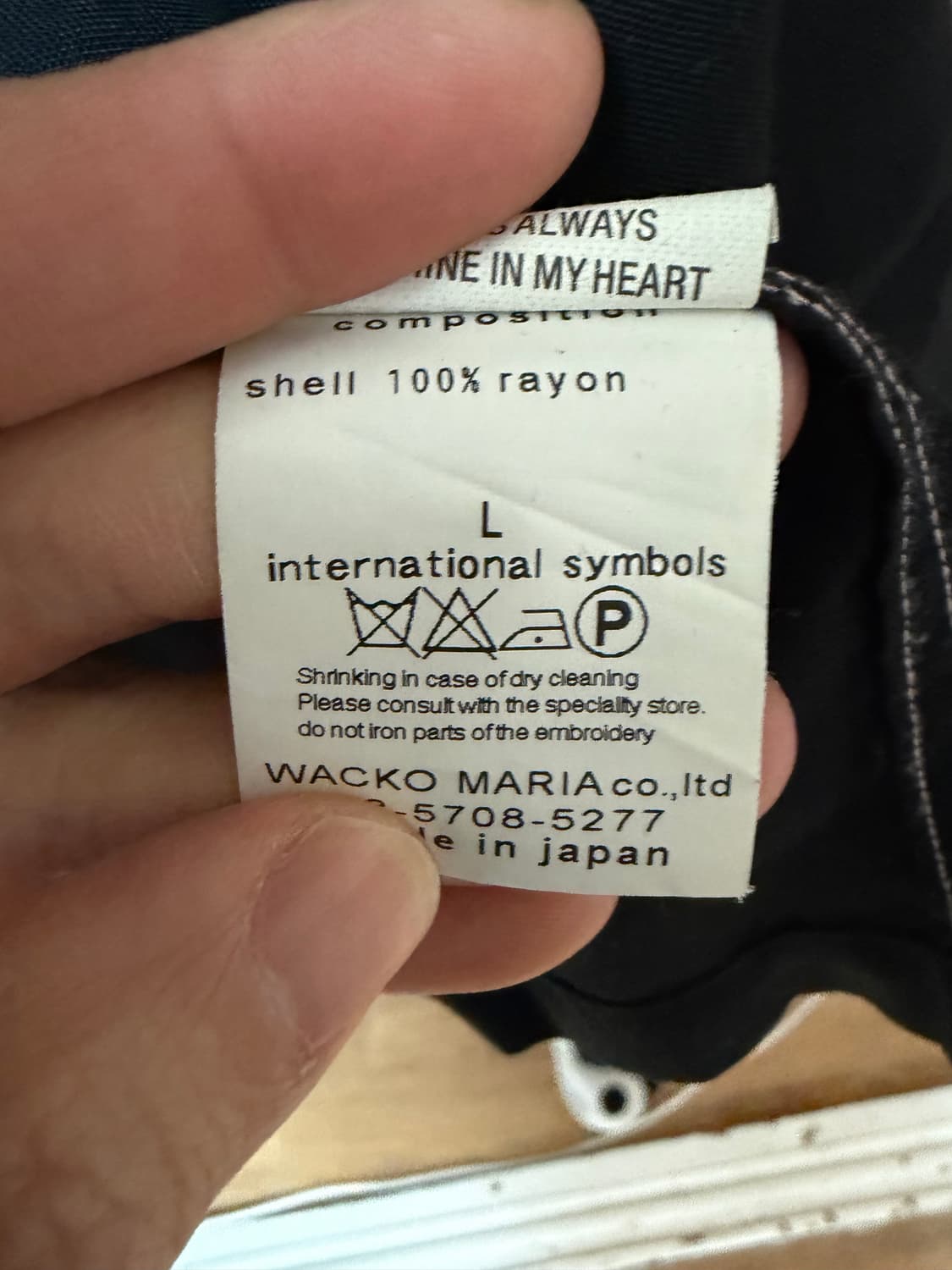 와코마리아 레온 셔츠 긴팔 (L 사이즈) 상품이미지4