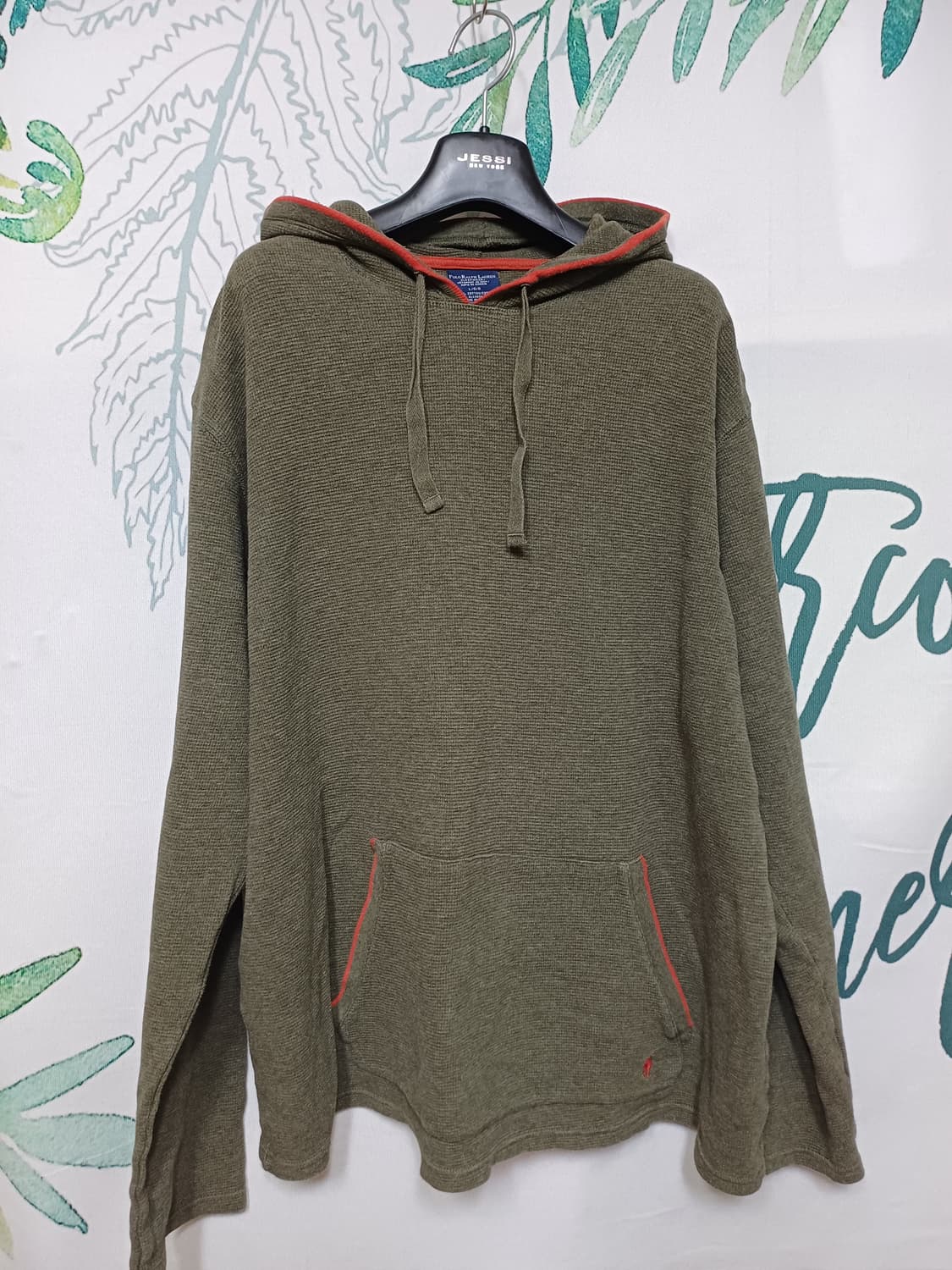 L)폴로 와플 니트 후드티  상품이미지1