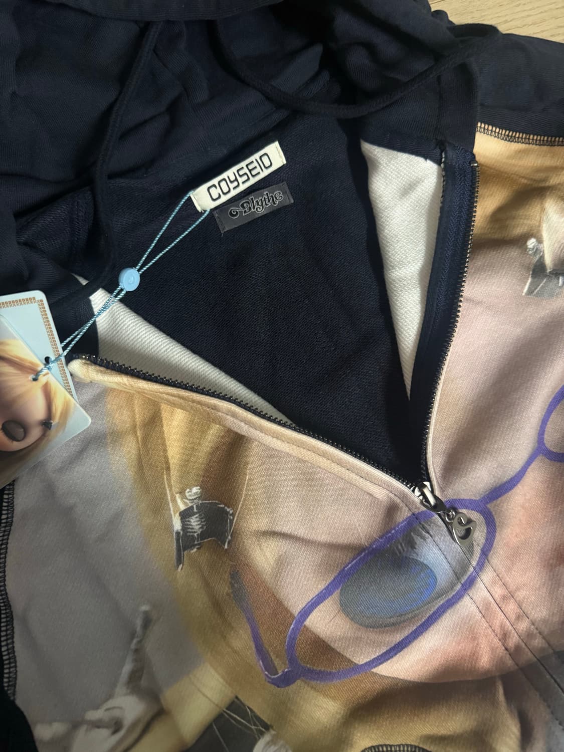 코이세이오 브라이스 돌 네이비 후드집업 상품이미지3