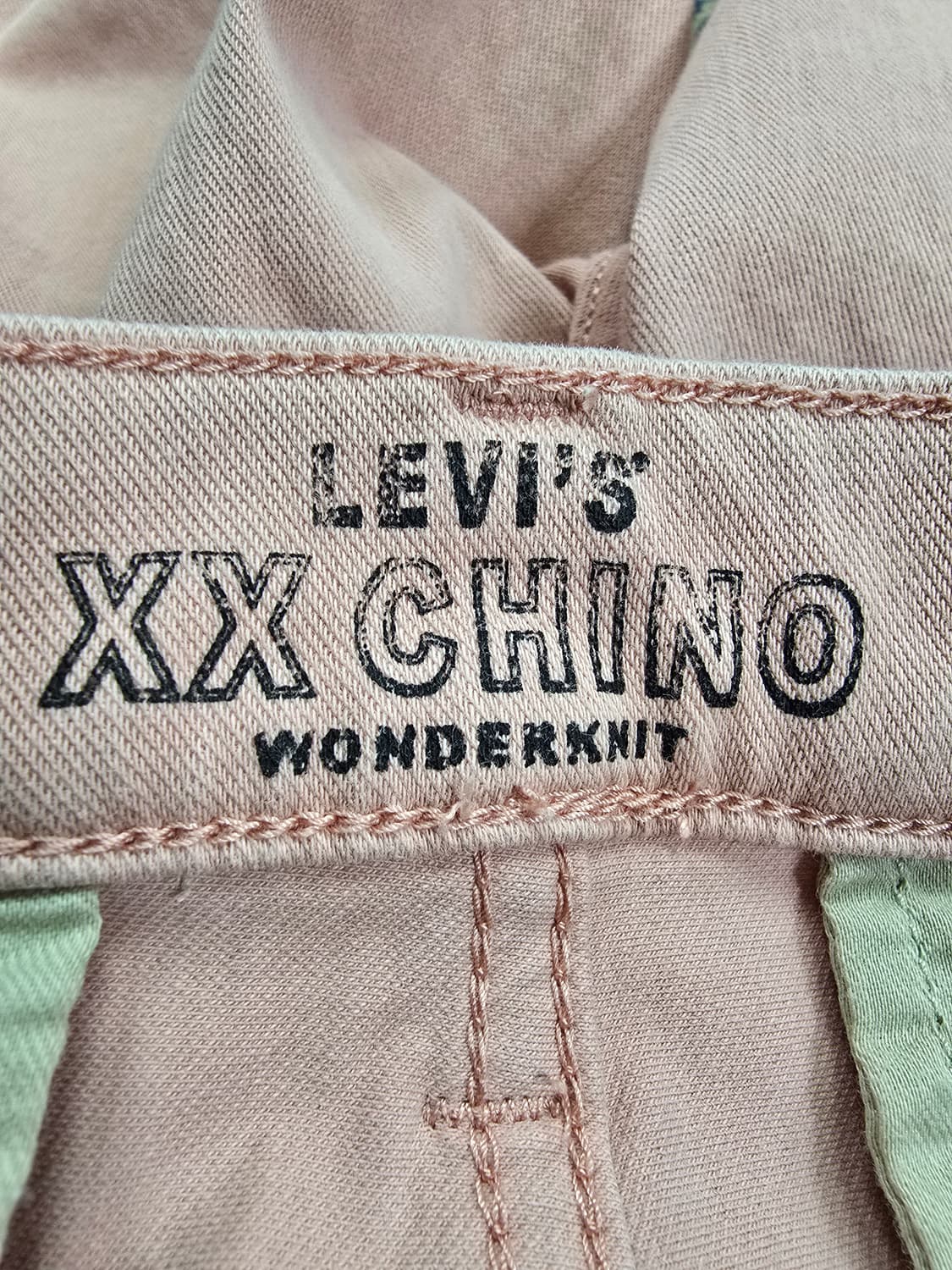 리바이스 핑크색 면 반바지 5부 (1566) 상품이미지4