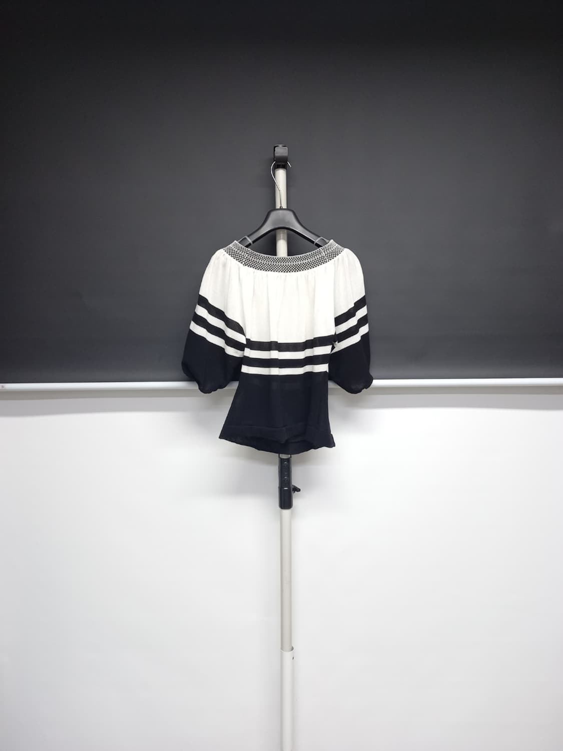 미샤 춘하 면 나일론 니트 블라우스 55 상품이미지2