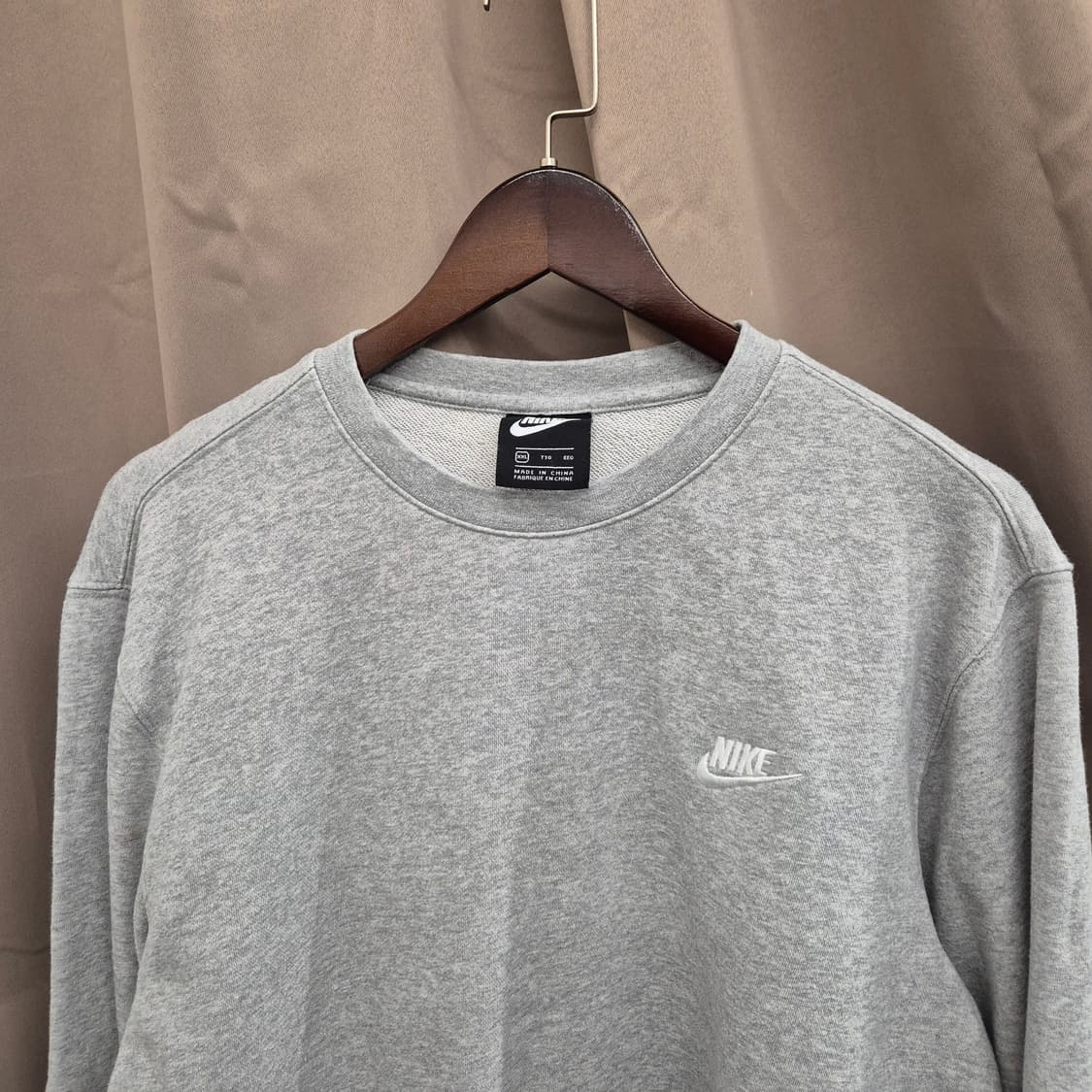 나이키 맨투맨 회색 2XL 상품이미지2