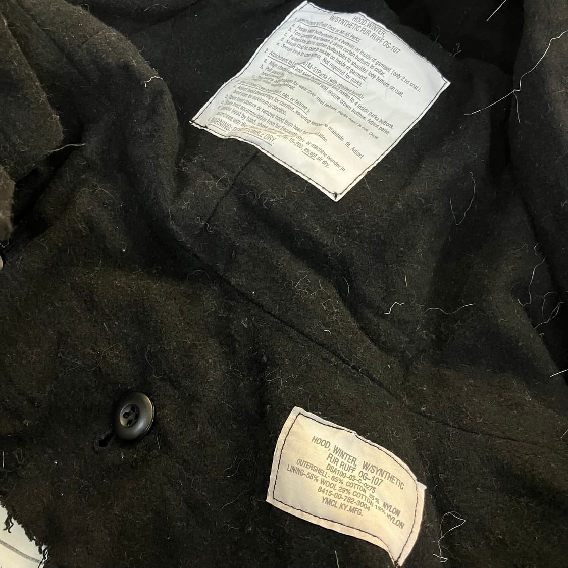 Military 미군 M-65 피쉬테일 파카 S 상품이미지7