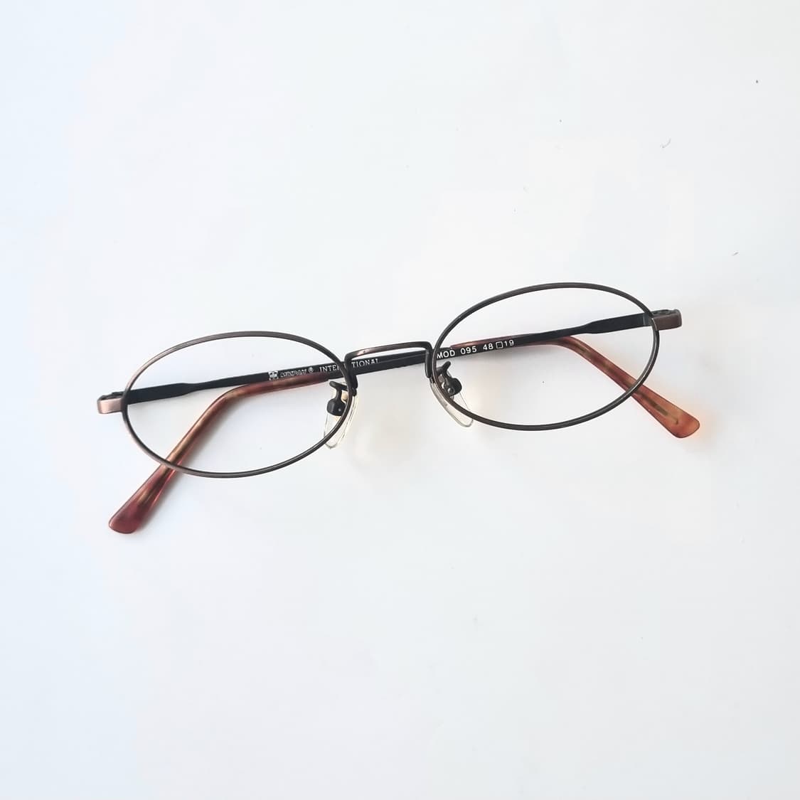 레트로시리즈3  빈티지 오벌 포인트 안경  338 상품이미지1
