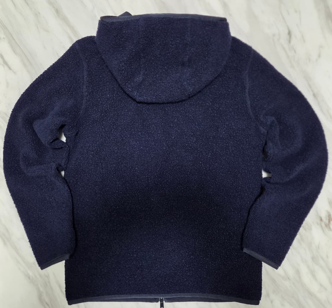 띠어리 네이비 플리스 후드집업 상품이미지2