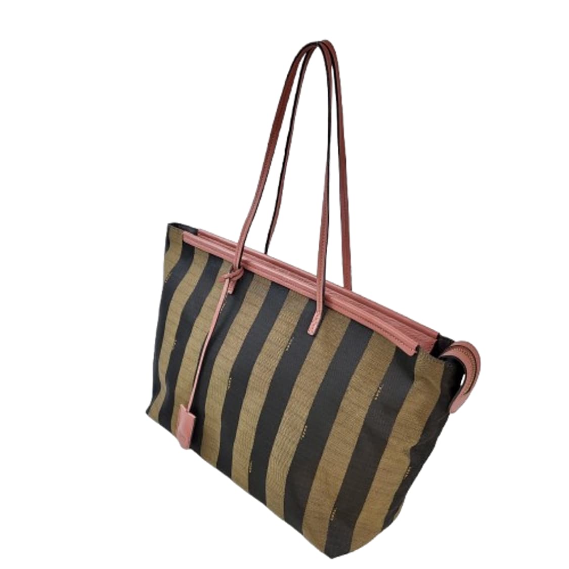 정품 펜디 피칸 스트라이프 패브릭 쇼퍼백 상품이미지4