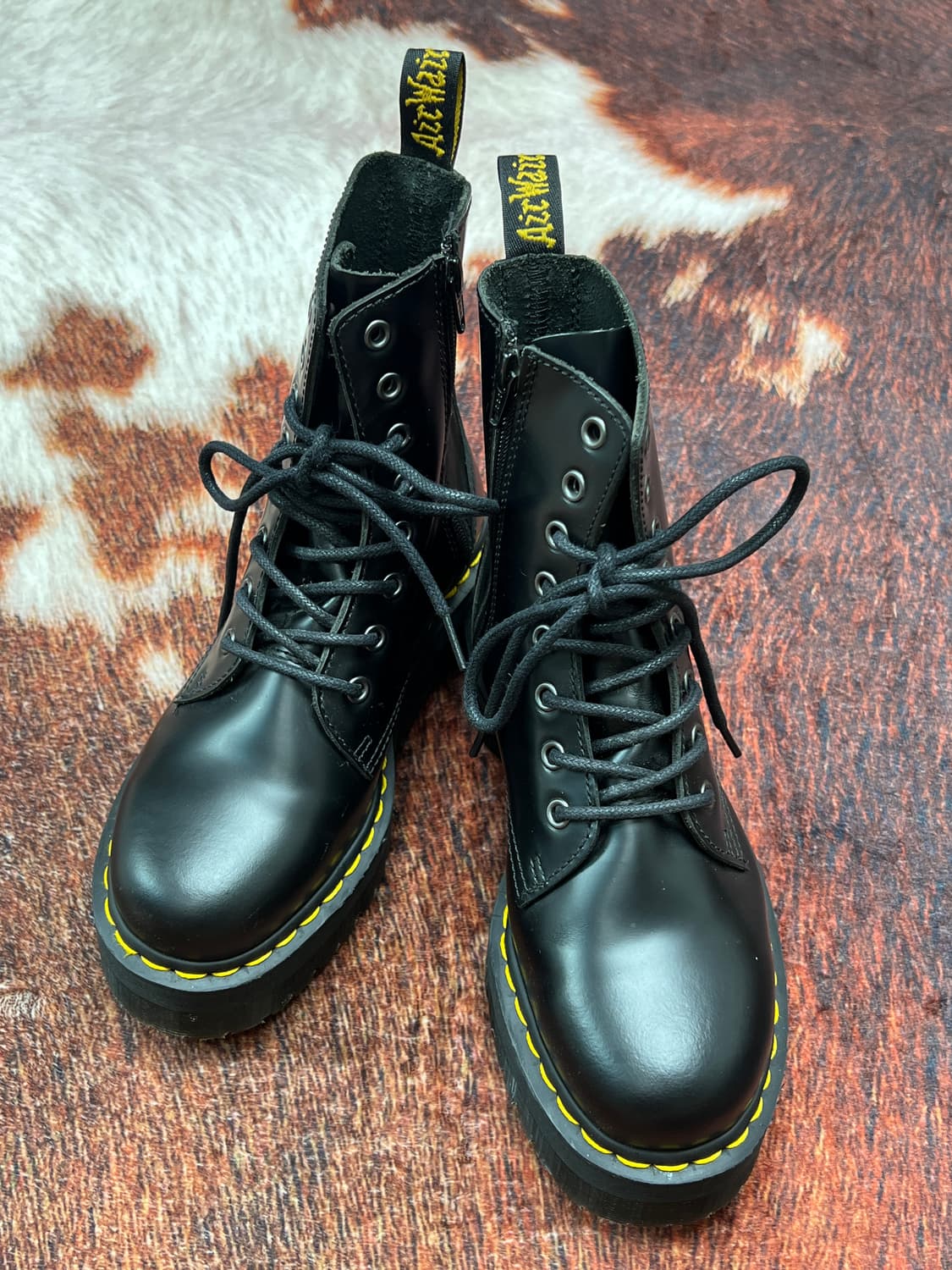 [240] 닥터마틴 제이든 플랫폼 워커 스무스 블랙 상품이미지1