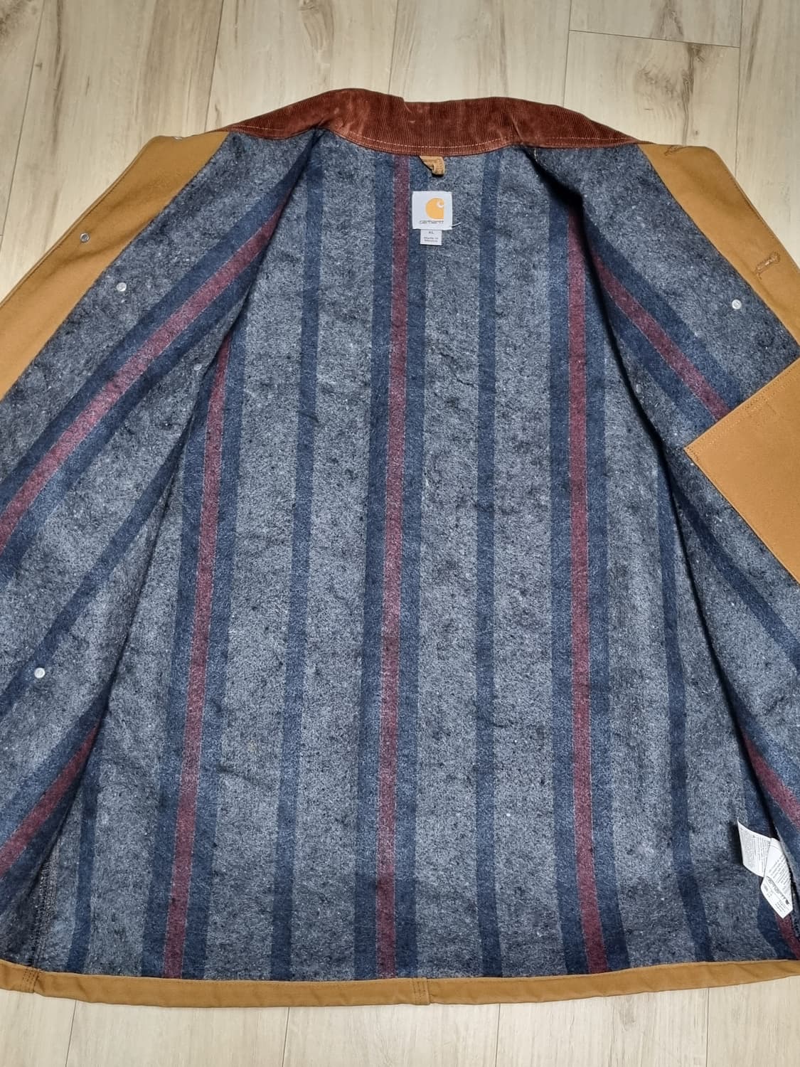 칼하트 C001 블랭킷 초어코트 BRN (XL) 상품이미지6