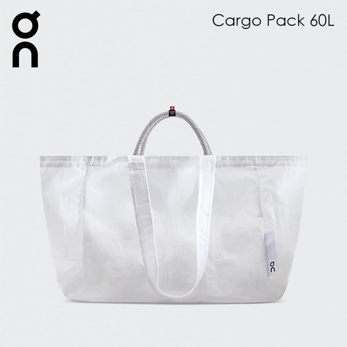 온 러닝 on running 카고팩 오버사이즈 토트백 화이트 상품이미지1