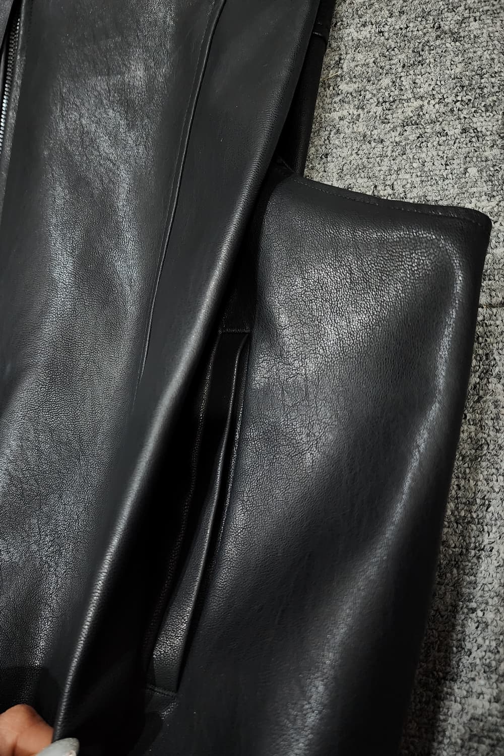 셀렙샵 인조 레더 베스트 가죽 조끼 95 상품이미지5