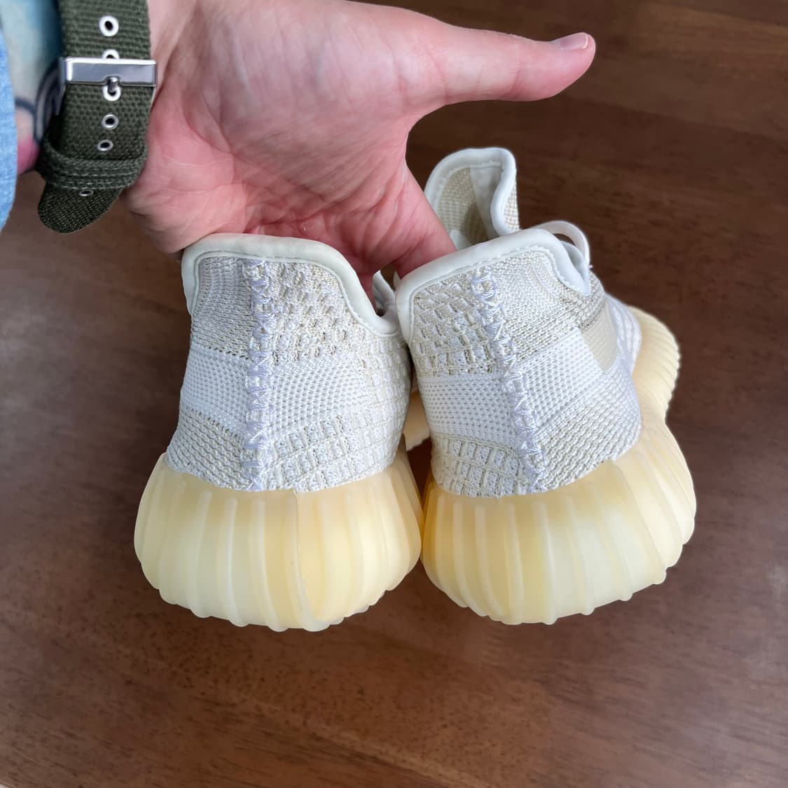 이지부스트 350 v2 내츄럴 265mm 새상품 상품이미지6