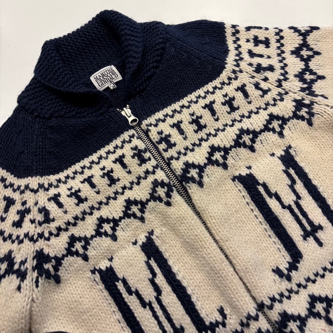 [S] 마리떼 프랑소와저버 코위찬 니트 집업 C570 상품이미지3