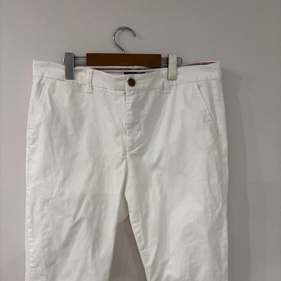 타미힐피거 흰색 바지 14사이즈 상품이미지2