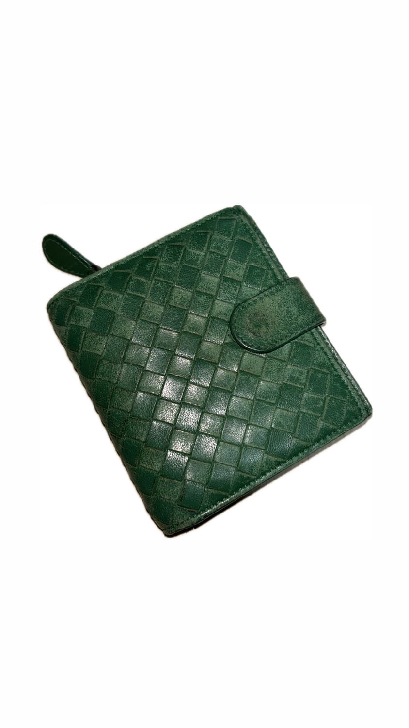 Bottega Veneta 인트레치아토 반지갑 green 상품이미지1