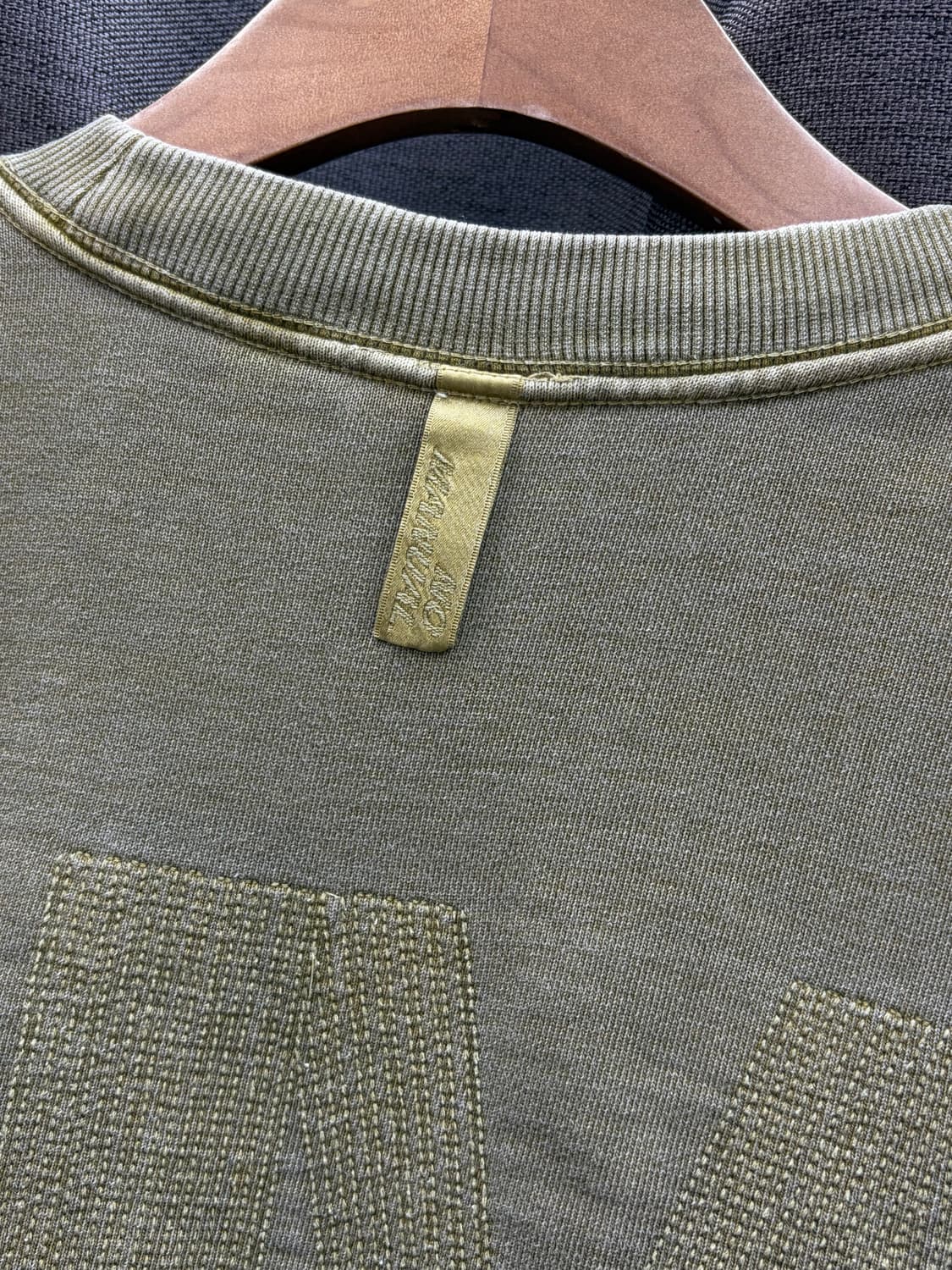 NOMANUAL 워싱 피그먼트 맨투맨 티셔츠 상품이미지6