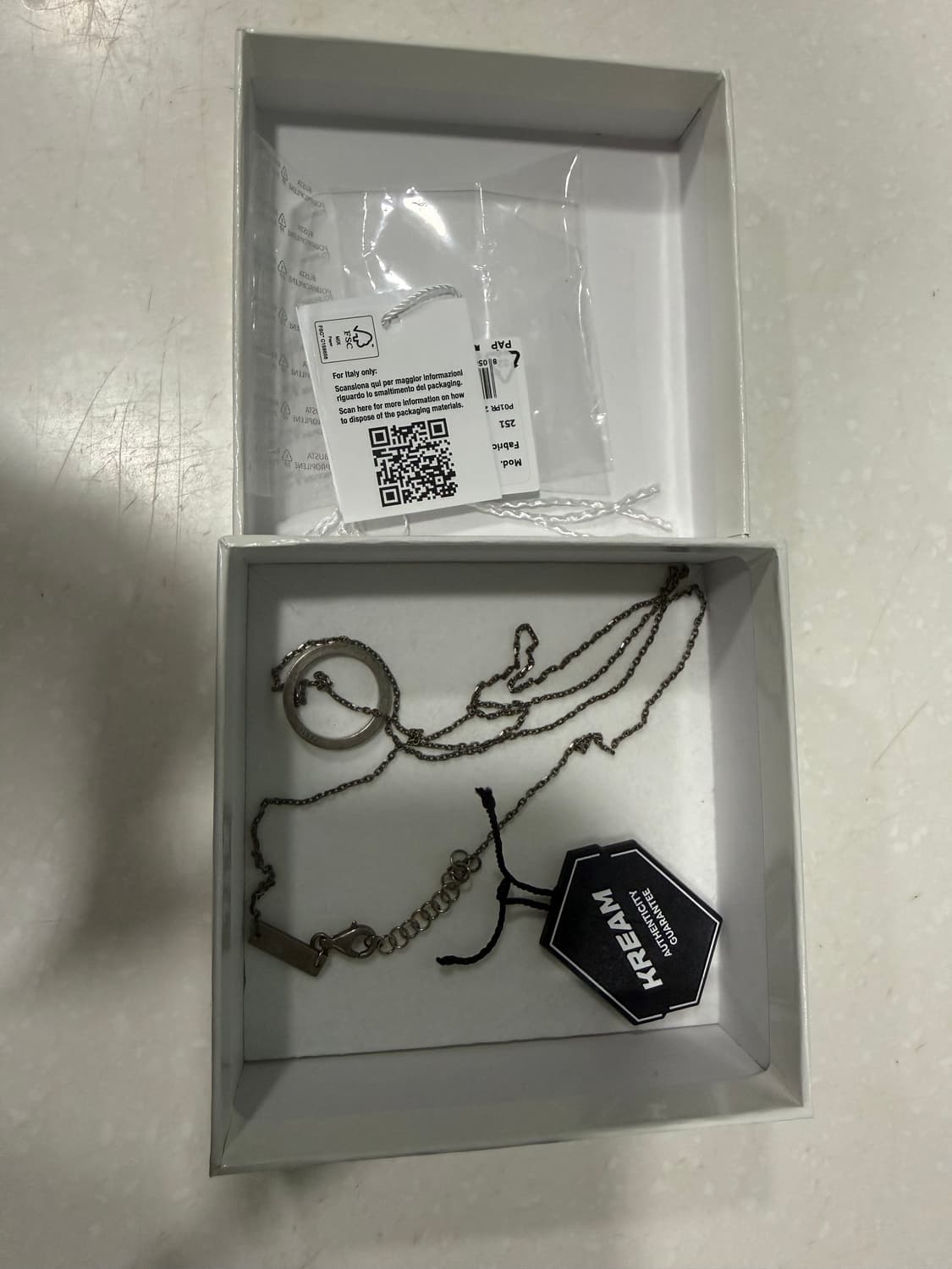 메종마르지엘라 무광팔라듐목걸이 상품이미지2