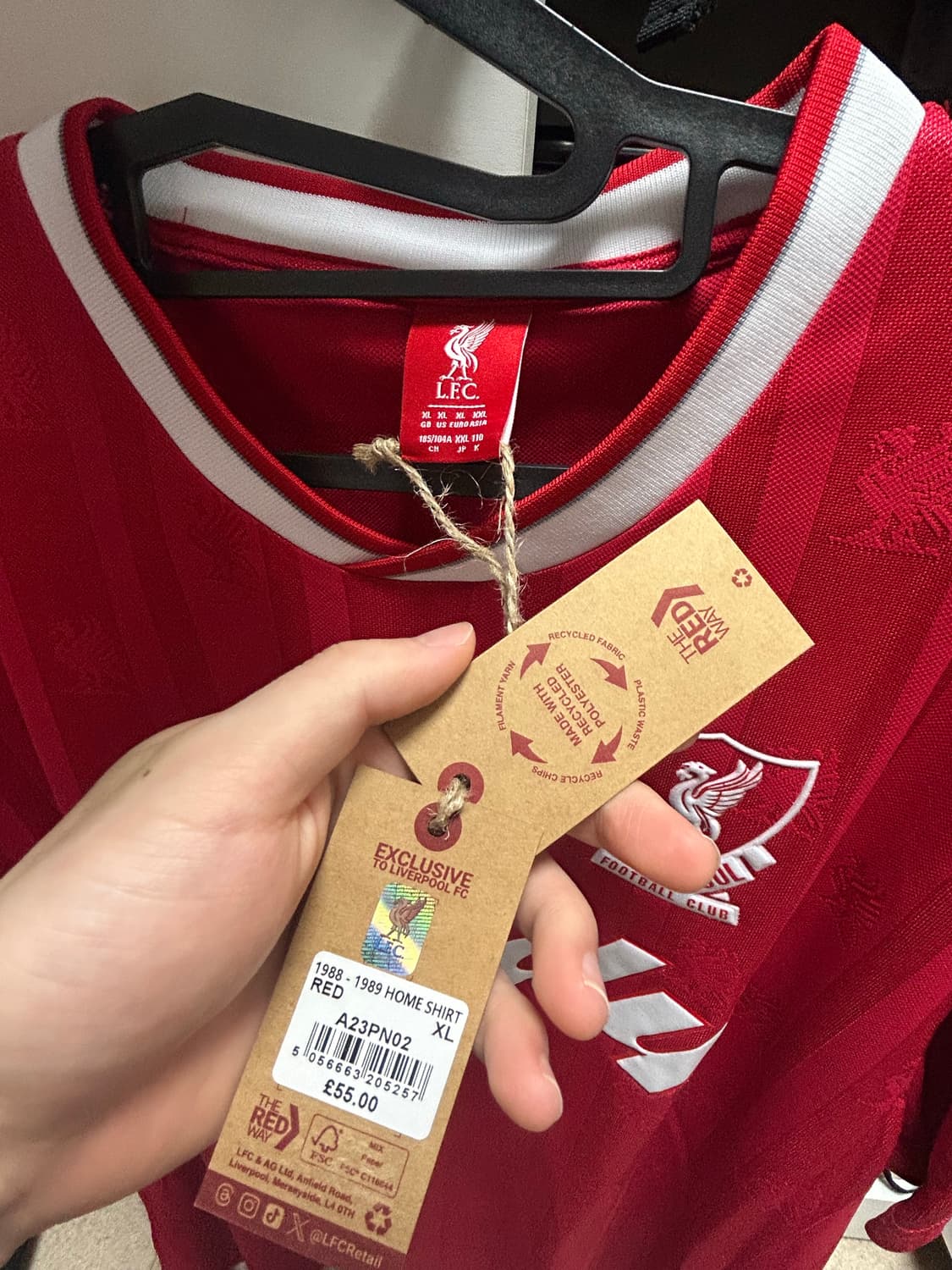 리버풀 레트로 복각 XL 상품이미지2