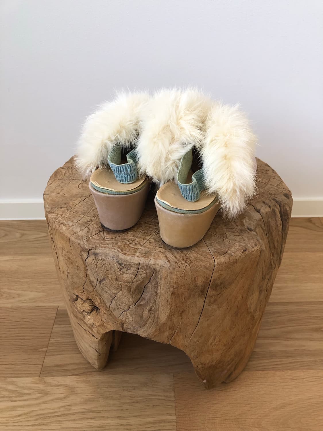 [직수입] 빈티지 1950s 퍼 룸슈즈 상품이미지10