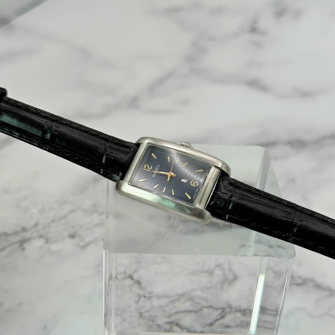 90's00's 빈티지 세이코 루키아 클래식 스퀘어 블랙 다이얼 워치 상품이미지9