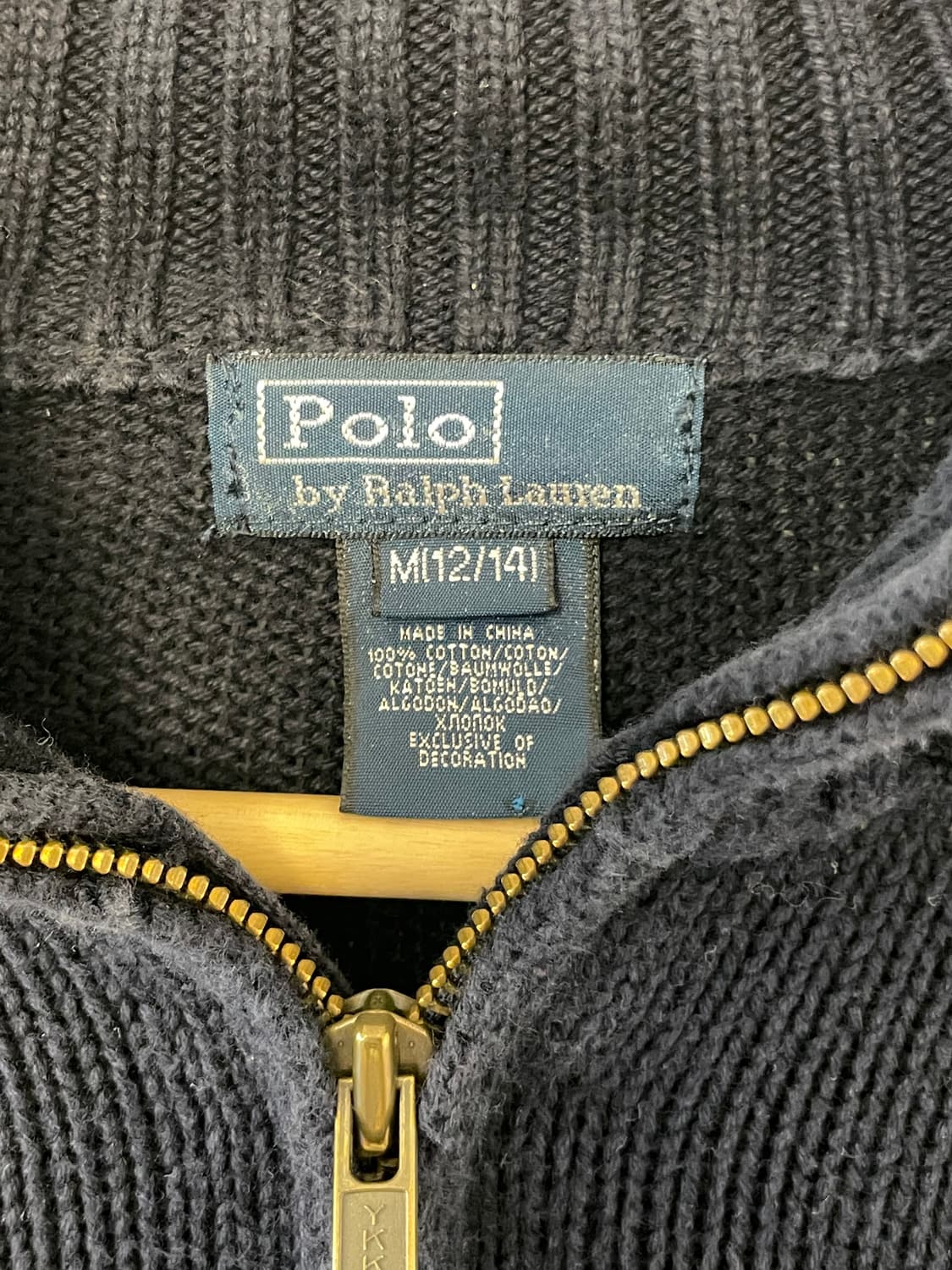 폴로 반집업 니트  상품이미지6