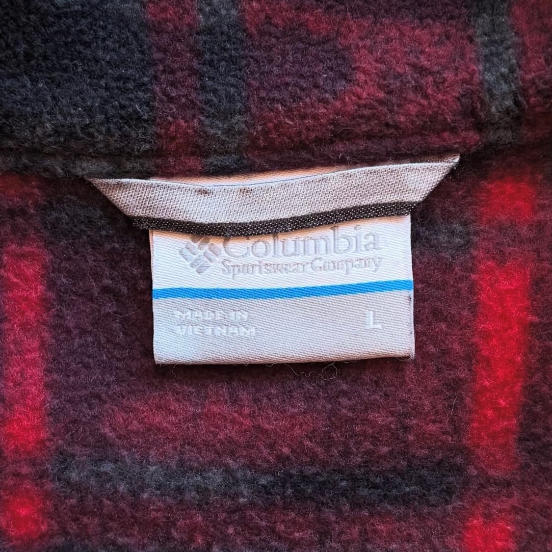 콜롬비아 밀리터리 체크 후리스 상품이미지8