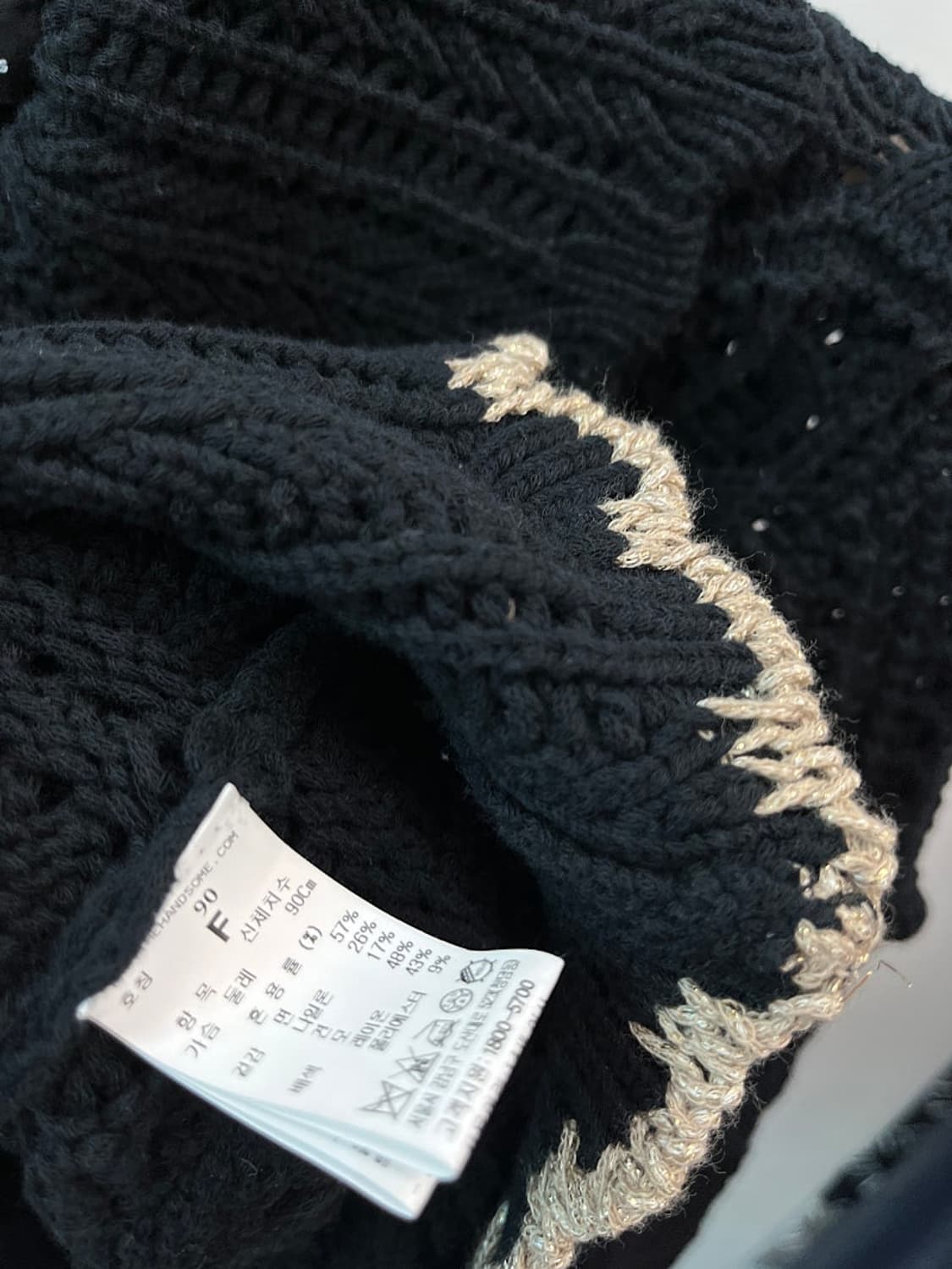 여) 타임 크롭 니트 가디건  상품이미지5