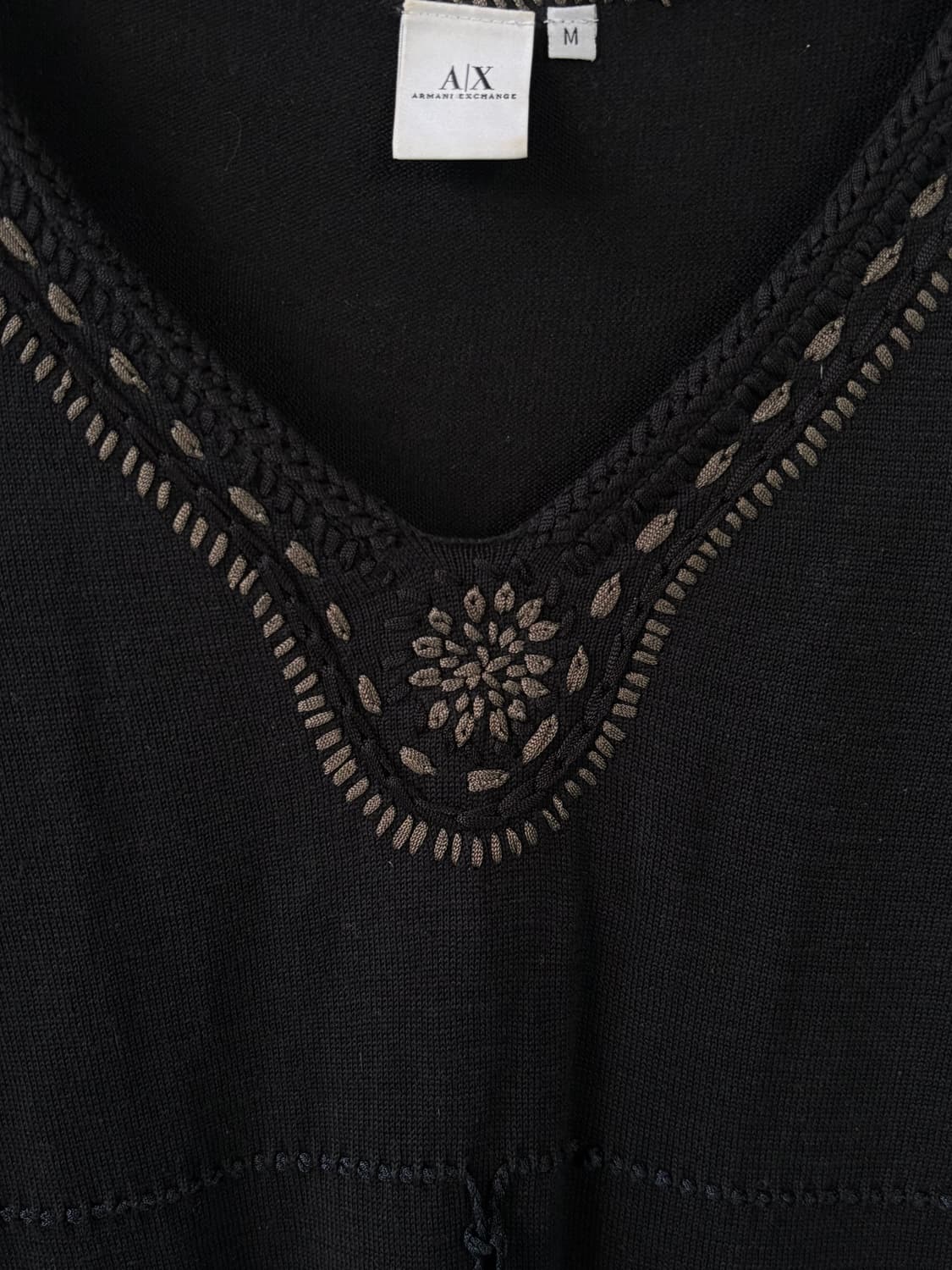 아르마니 익스체인지 에스닉 브이넥 니트 상품이미지5