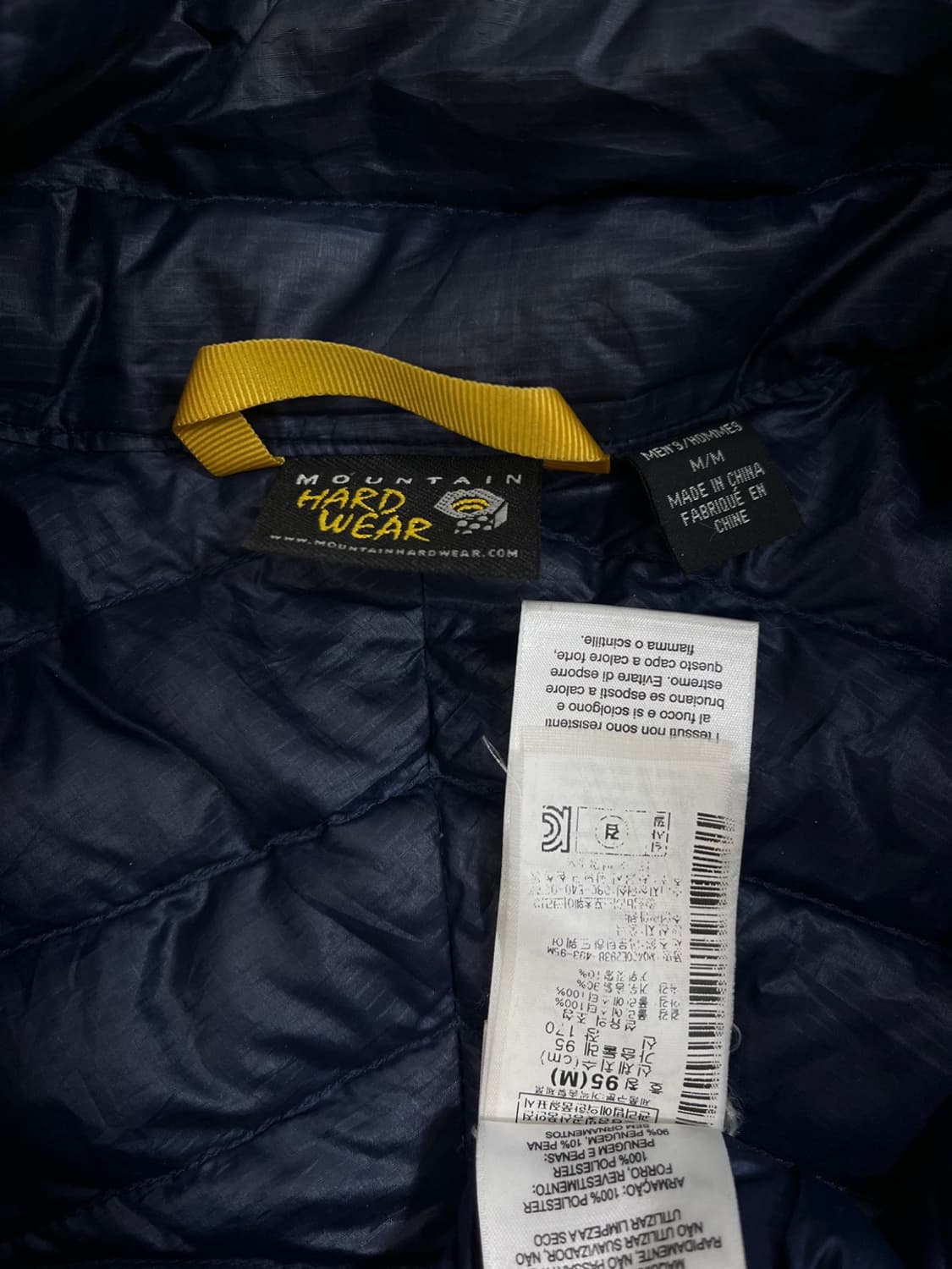 마운틴하드웨어 구스다운 경량 패딩/#114 상품이미지5