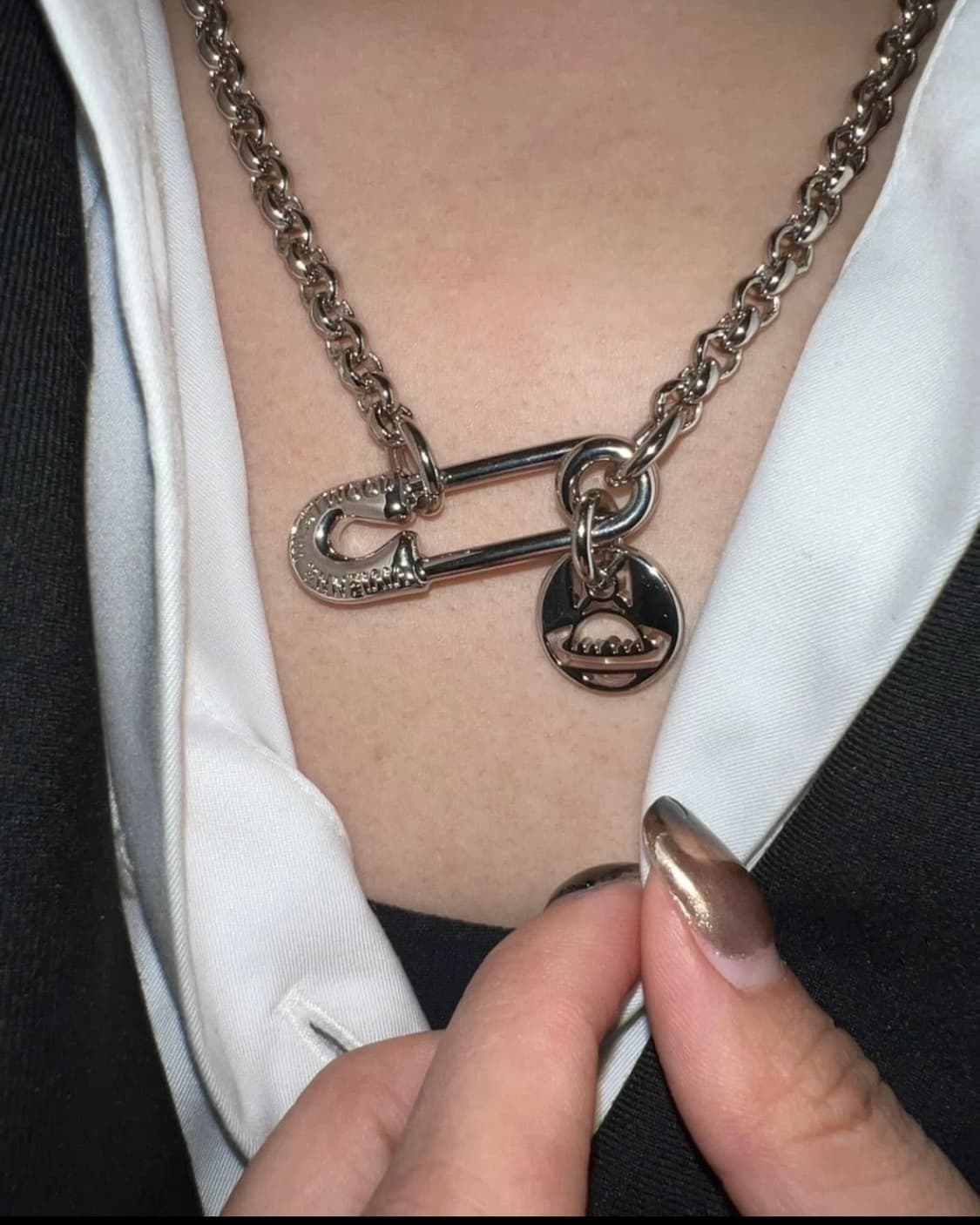 비비안웨스트우드 아카이브 이모진 클립 목걸이(새상품) 상품이미지4