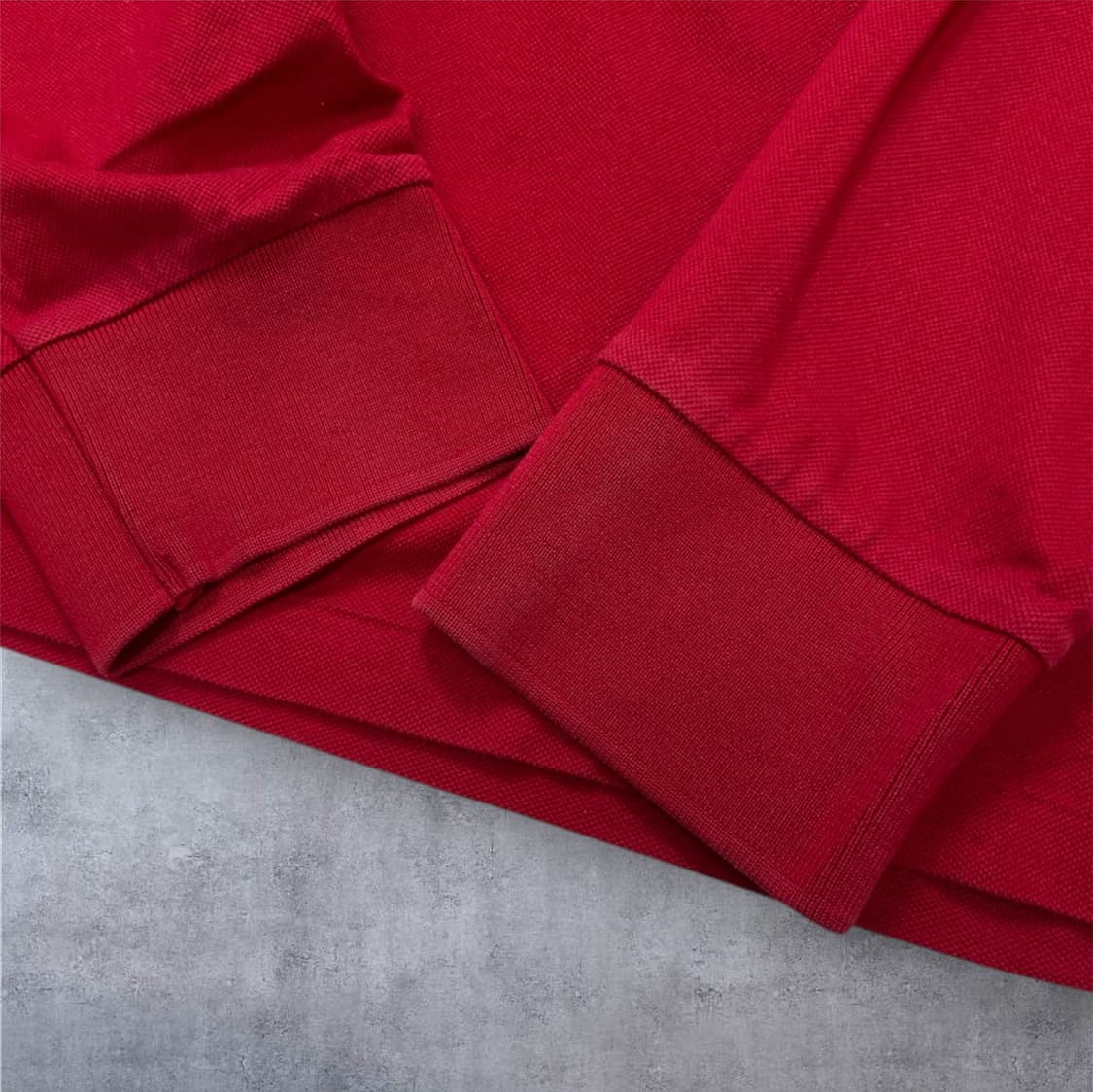 폴로 랄프로렌 레드 커스텀 슬림핏 긴팔 카라티 L 상품이미지6