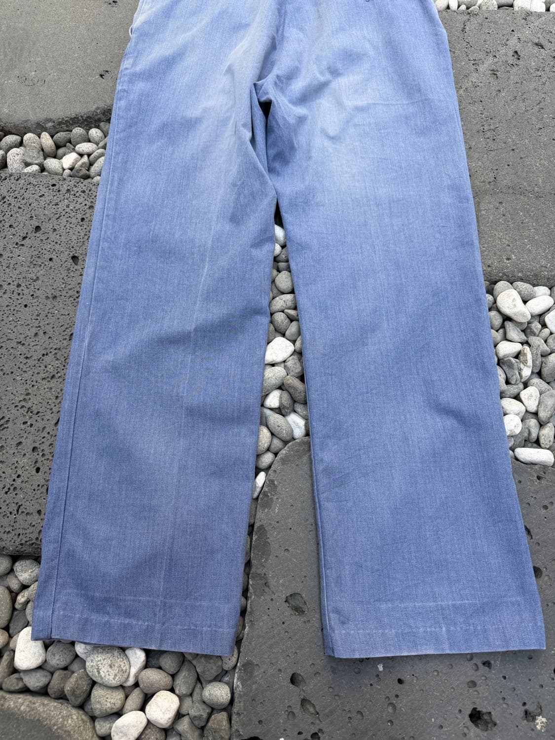 60s FRENCH KIDUR FADED CHAMBRAY 프렌치워크팬츠 상품이미지9