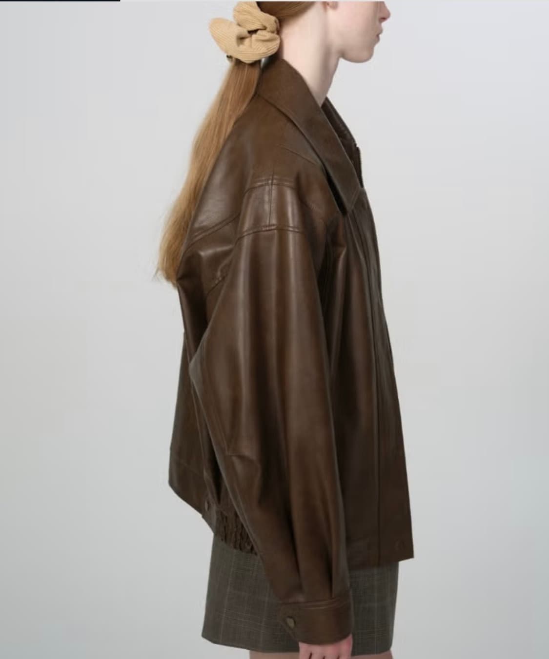 depound 레더 자켓 브라운 상품이미지4