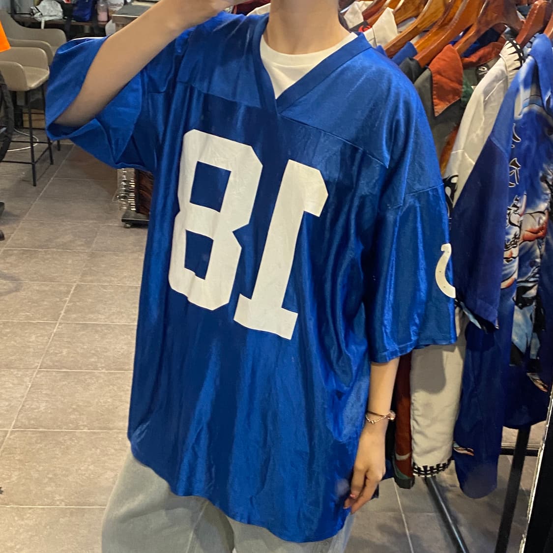 [NO.9] NFL 풋볼 져지 반팔티 블루 상품이미지3