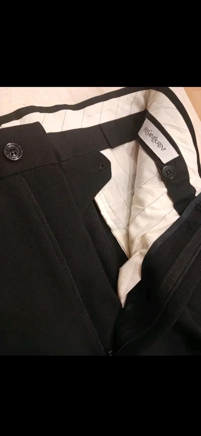 YSL rive gauche WIDE DRAPES WOOL TROUSER 상품이미지8