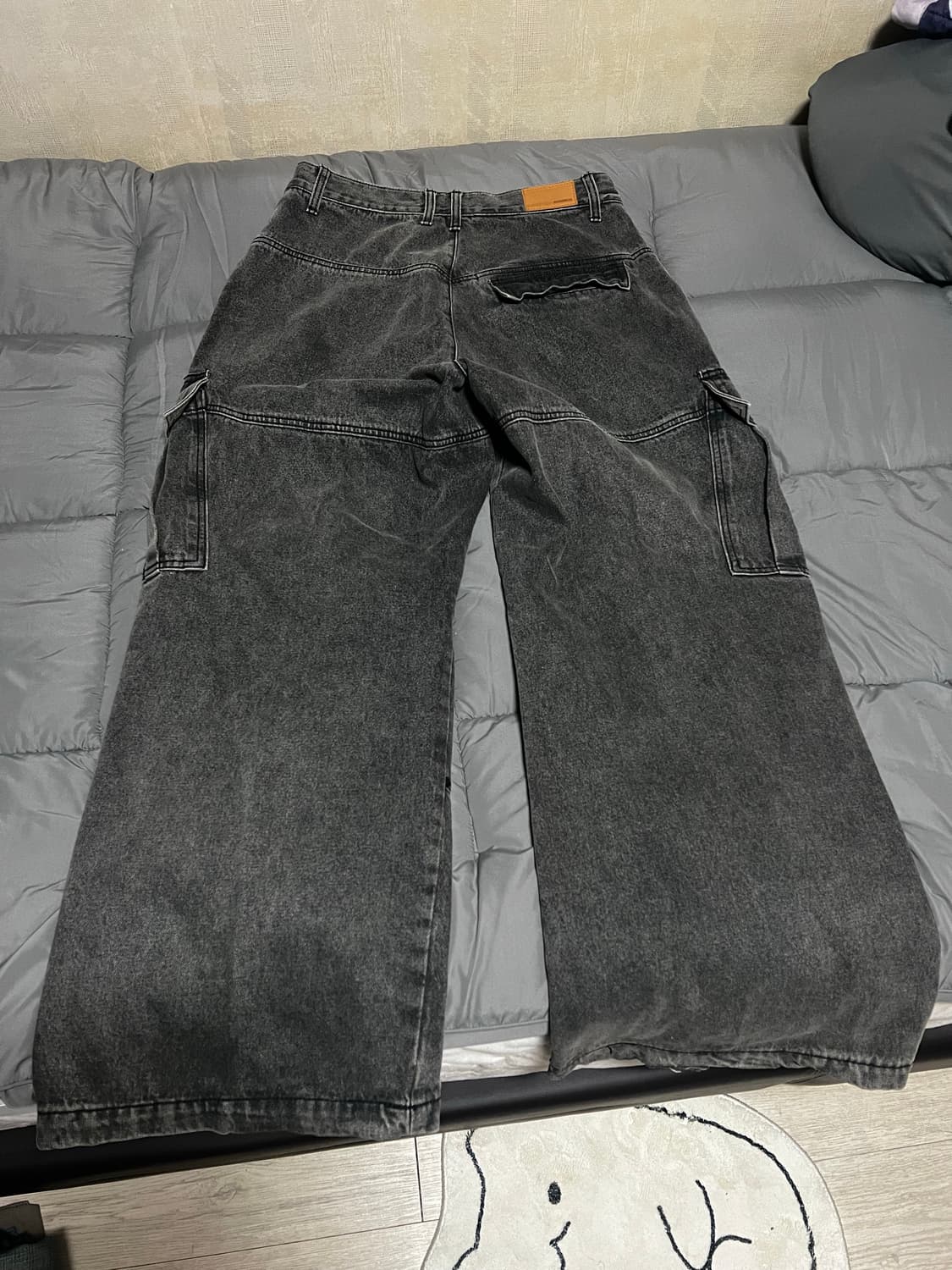 어반드레스 사이드 빅카고팬츠 블랙 s 상품이미지2