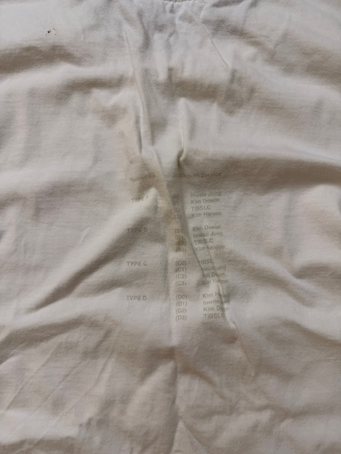 L) 포스트아카이브팩션 청음회 티셔츠 상품이미지3