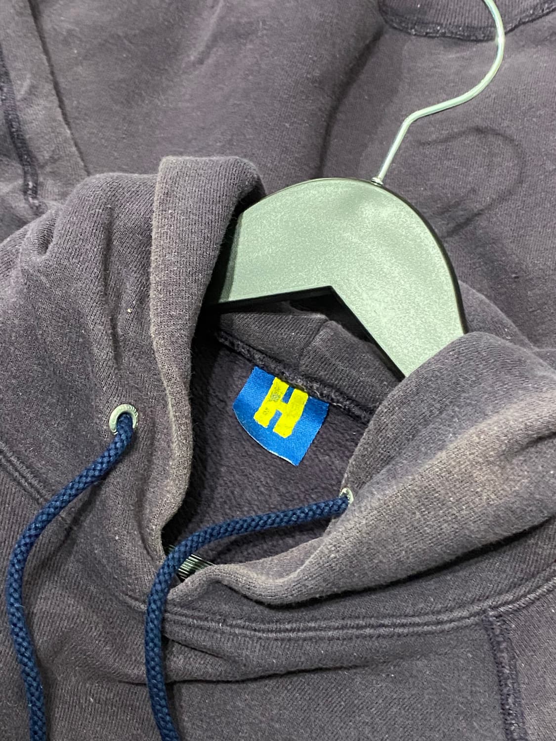 Hysteric Glamour 로고 프린팅 퍼플 후드티 상품이미지7