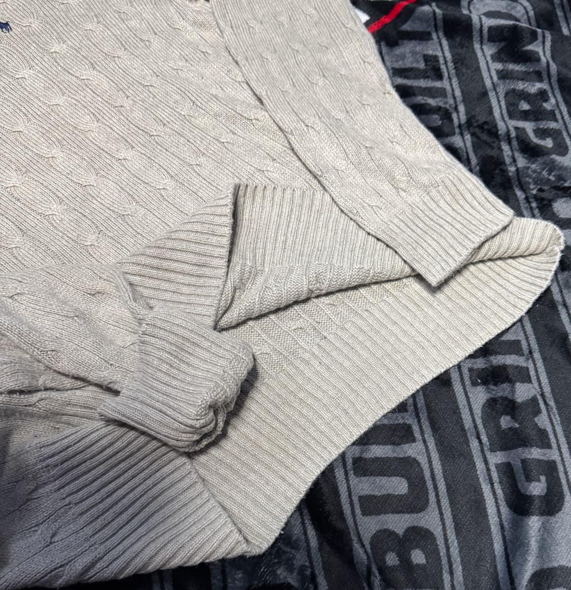 폴로 랄프 로렌 케이블 니트 그레이 상품이미지7