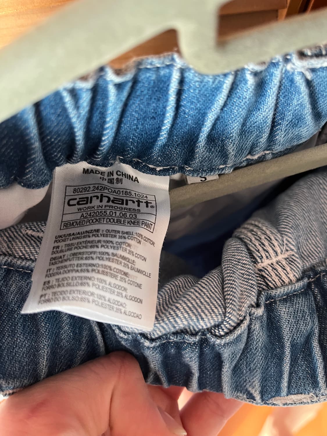 칼하트 인빈시블 더블니 바지  상품이미지4