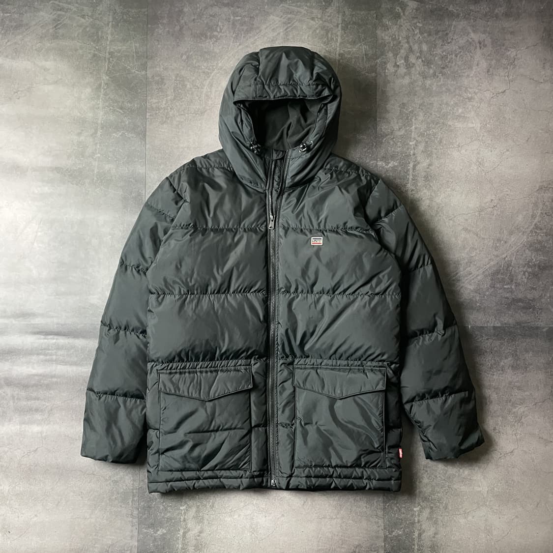 LEVI'S  리바이스 빈티지 블랙 후드 다운자켓 A00311 상품이미지1