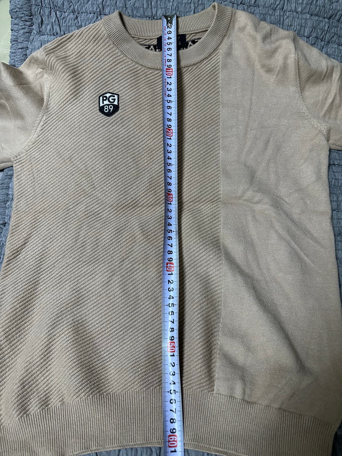 파리게이츠 니트 맨투맨 베이지 상품이미지5