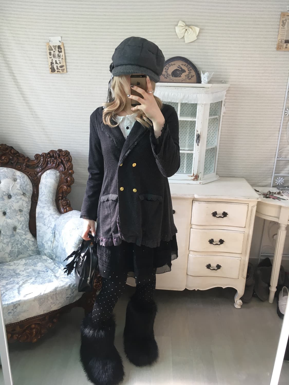 Axes femme rose button eyelet lace jk 상품이미지4