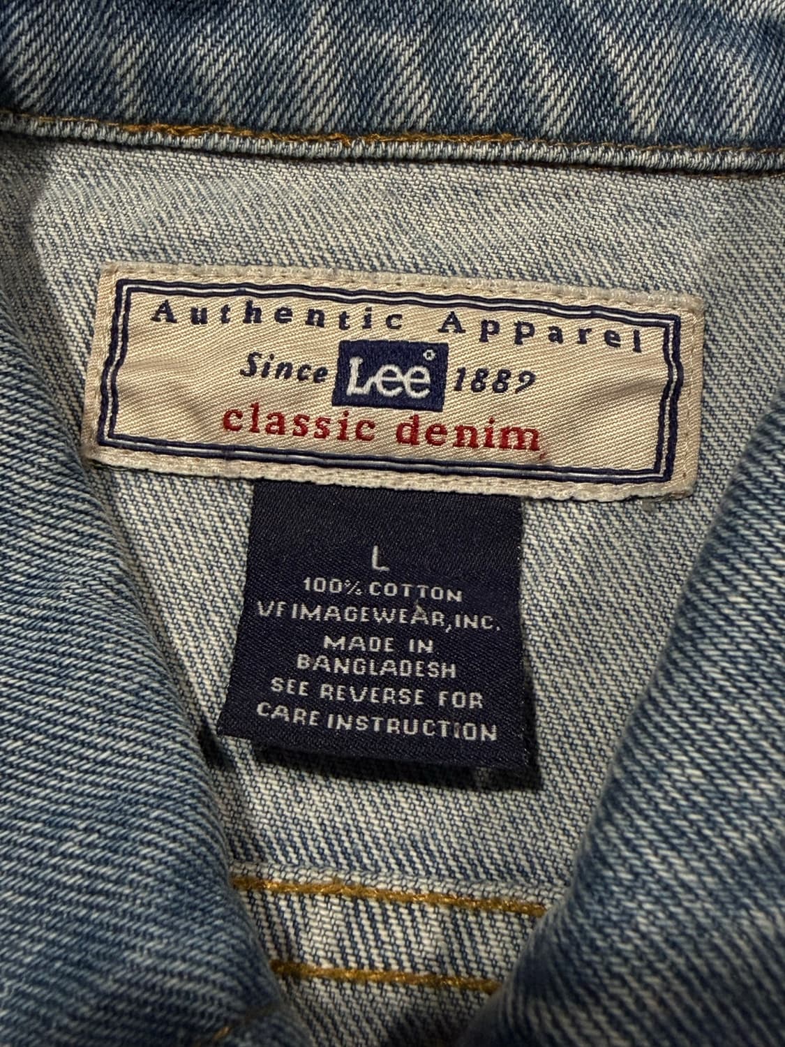 Lee 리 투포켓 데님 트러커 자켓 상품이미지3
