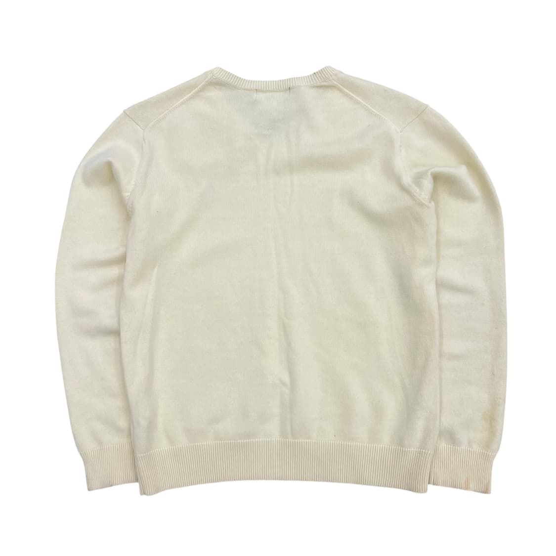 폴로 랄프로렌 아이보리 V넥 니트 상품이미지2