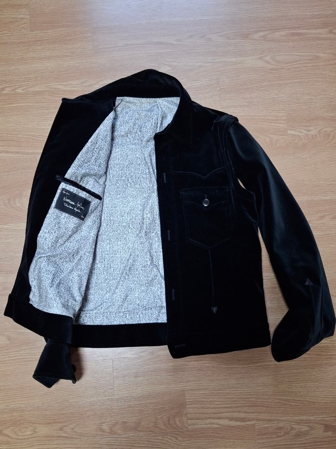 넘버나인 07 벨벳 자켓 상품이미지4